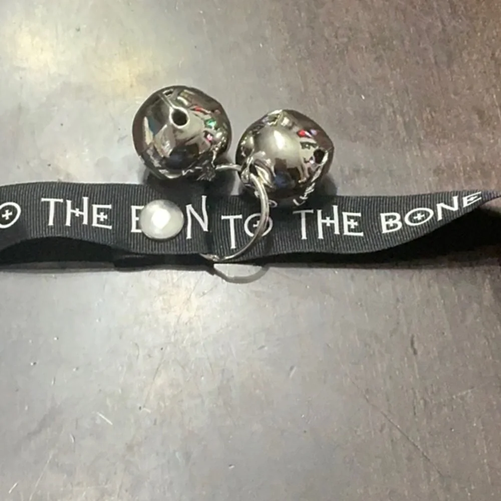 Black Skull-Embellished Bad to the Bone Potty training bells